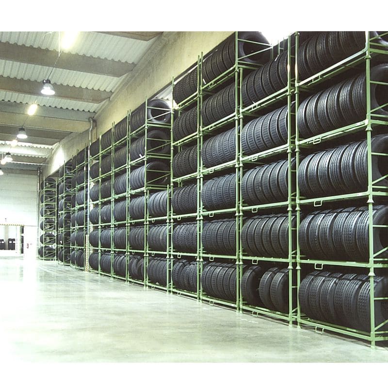 Quel type de rack convient à une usine de pneus