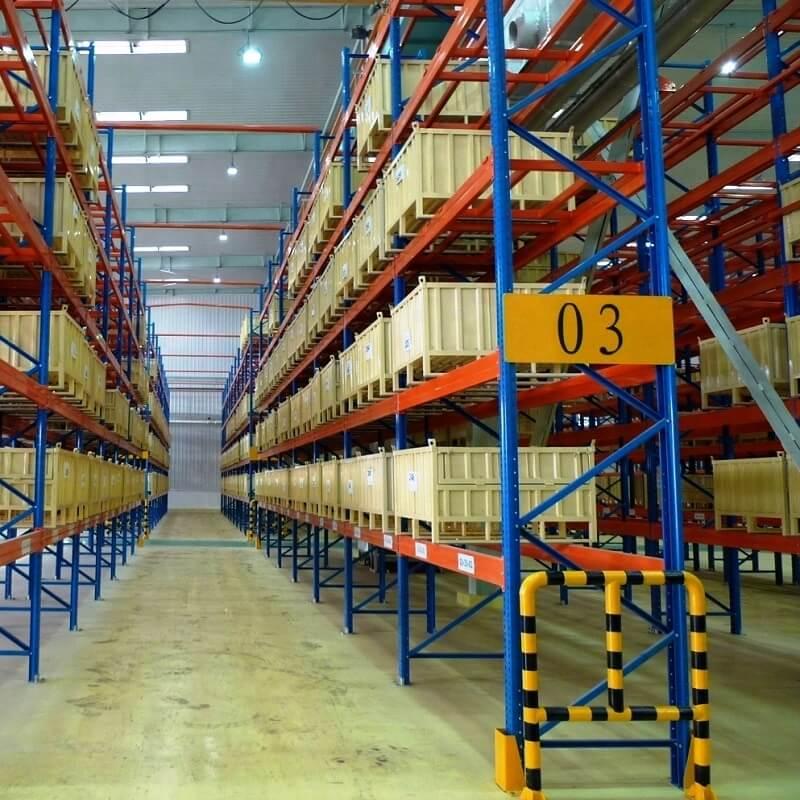 Mesures anti-collision pour les racks de stockage